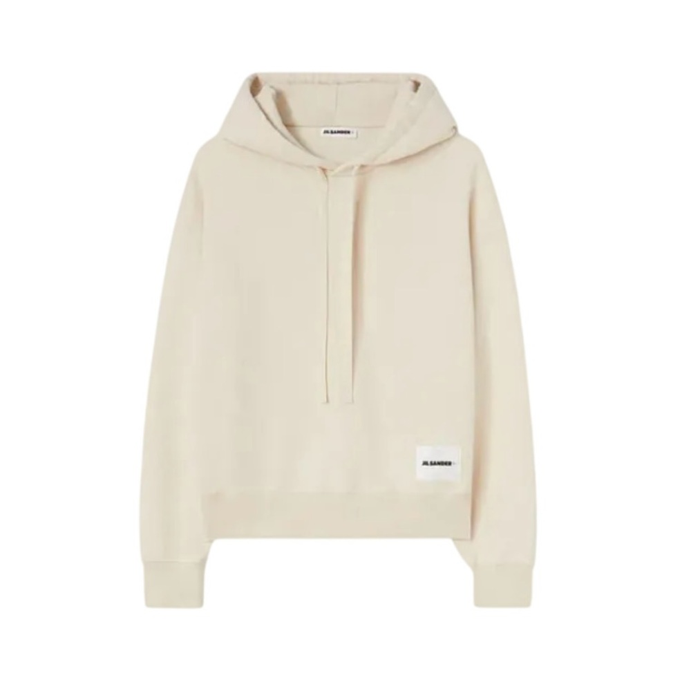 NWT Jil Sander Cream Hoodie